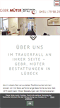 Mobile Screenshot of mueter-bestattungen.de